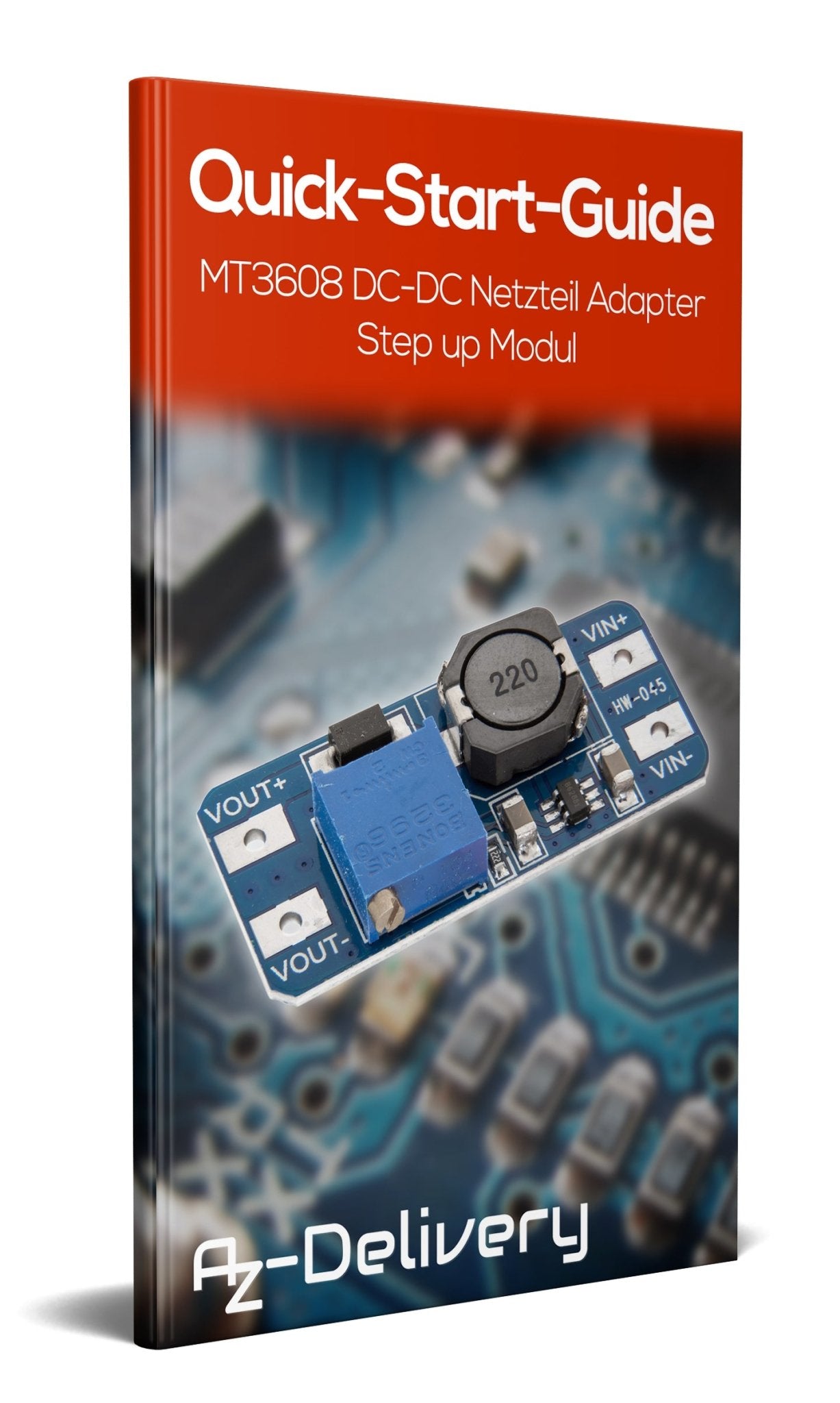 MT3608 DC-DC Netzteil Adapter Step up Modul - AZ-Delivery