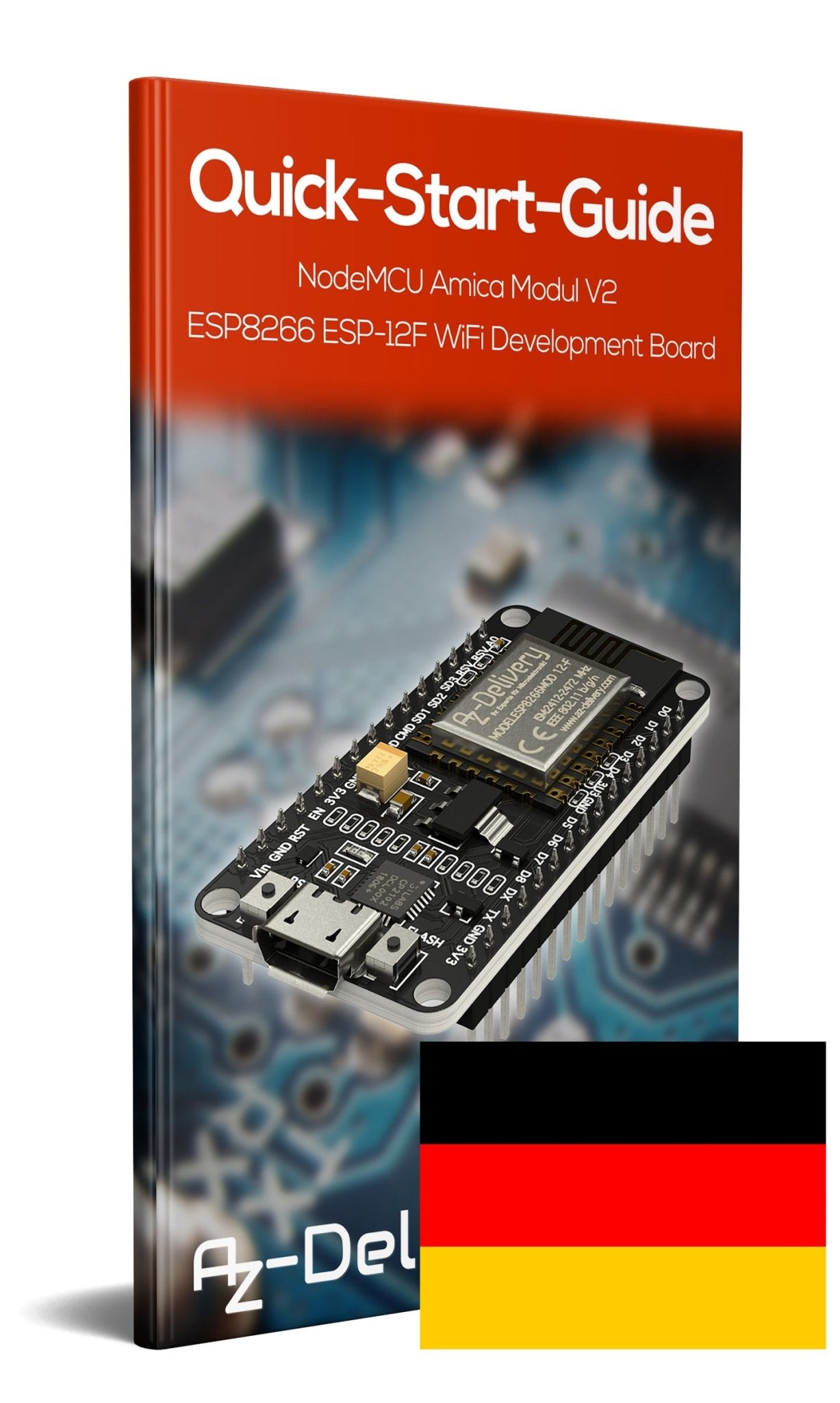 NodeMCU Lua Amica Modul V2 ESP8266 ESP-12F WIFI Wifi Development Board mit CP2102 - AZ-Delivery