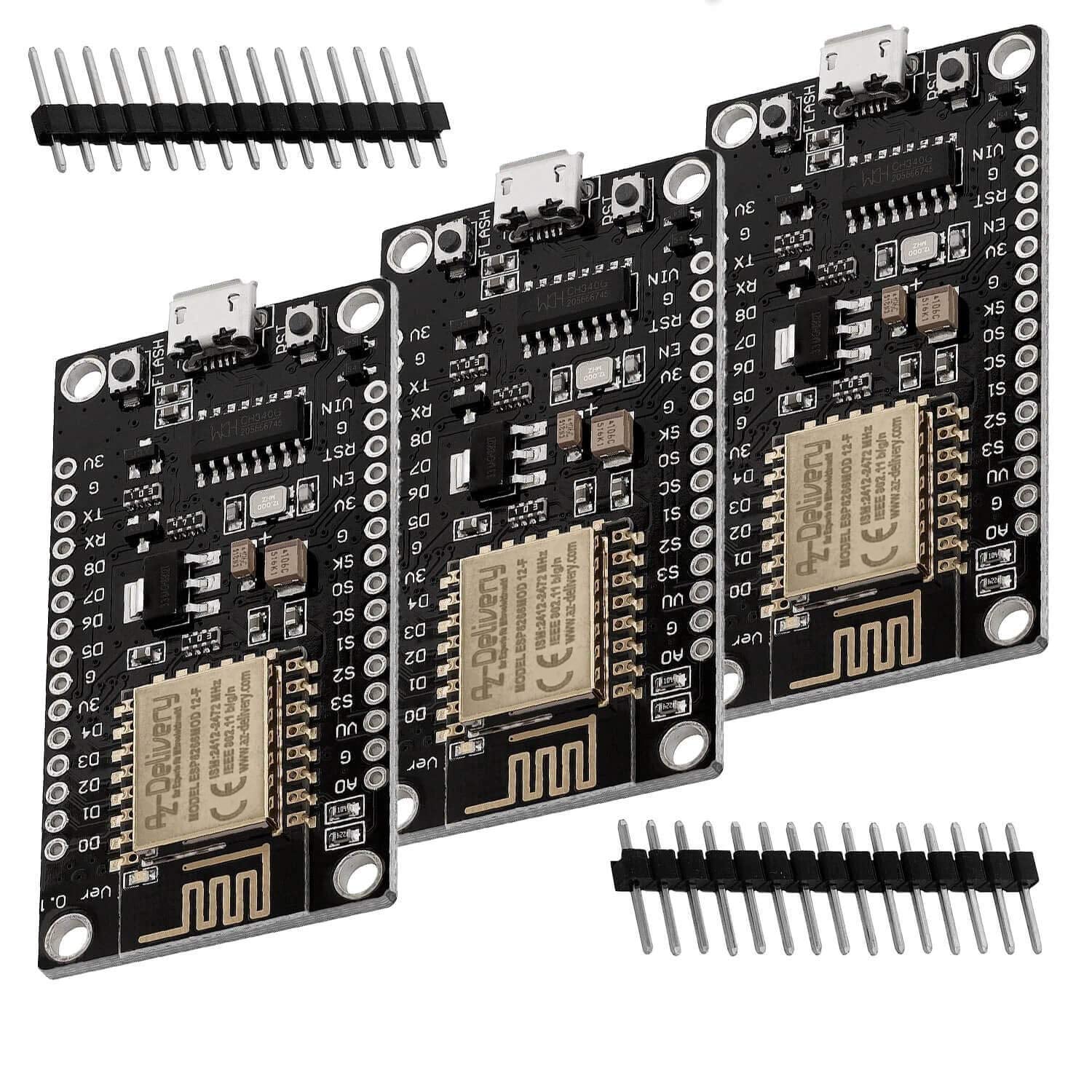 NodeMCU Lua Lolin V3 Module ESP8266 ESP-12F WIFI Development Board unverlötet - AZ-Delivery