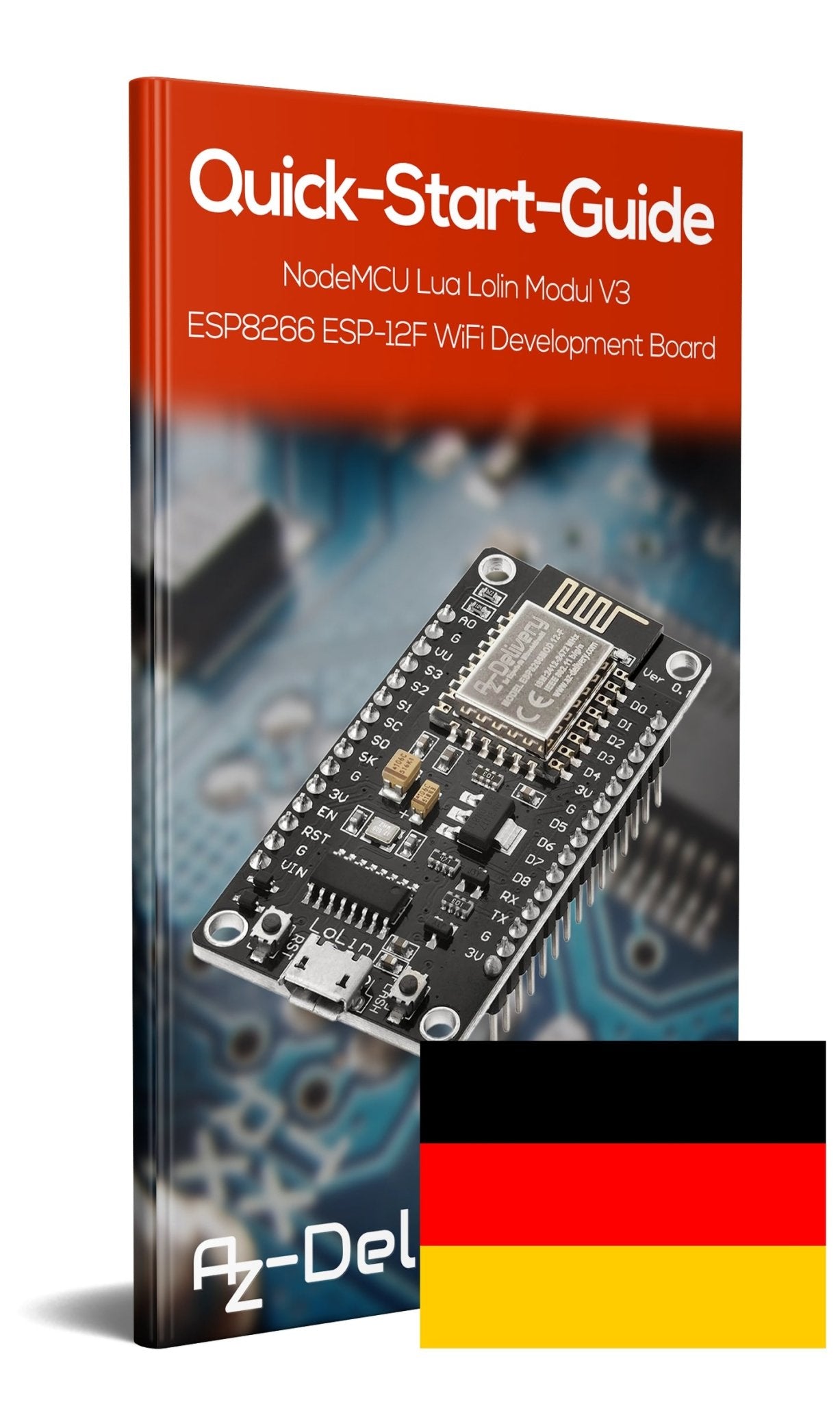 NodeMCU Lua Lolin V3 Module ESP8266 ESP-12F WIFI Wifi Development Board mit CH340 - AZ-Delivery