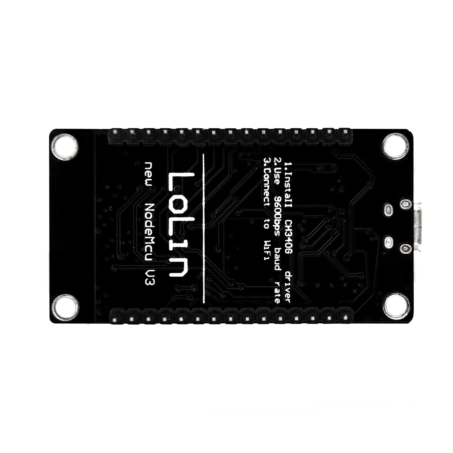 NodeMCU Lua Lolin V3 Module ESP8266 ESP-12F WIFI Wifi Development Board mit CH340 - AZ-Delivery