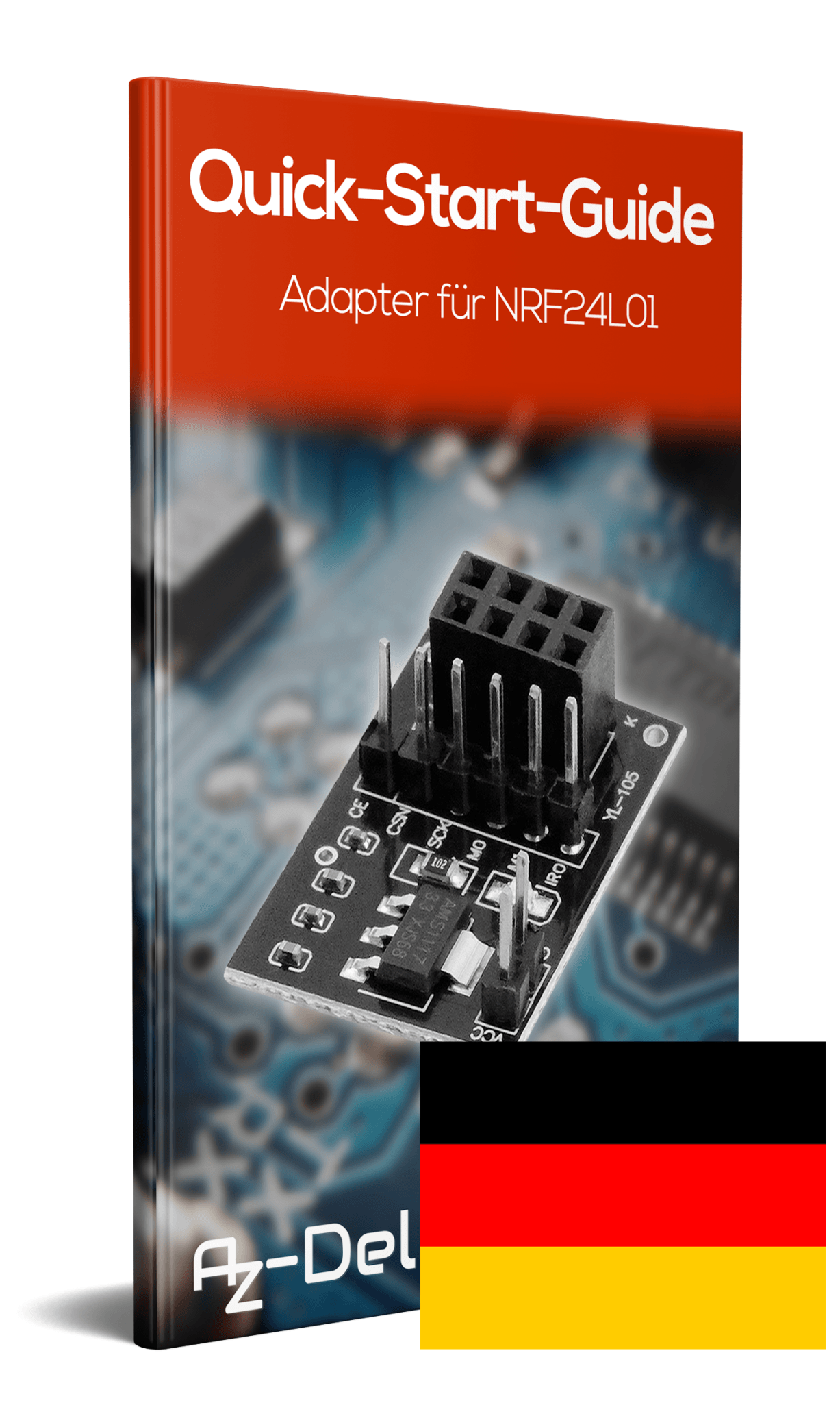 NRF24L01 Adapter für NRF24L01 RF Wireless Transceiver Modul - AZ-Delivery