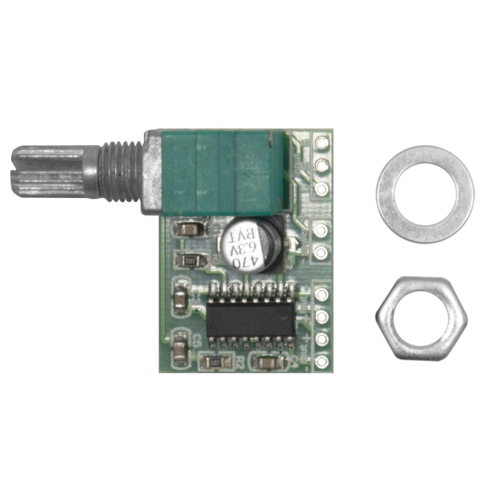 PAM8403 digitaler Mini Audio Verstärker 2x 3 Watt DC 5V Leistungsverstärkerplatine mit Potentiometer für DIY Lautsprecher und Kopfhörer - AZ-Delivery