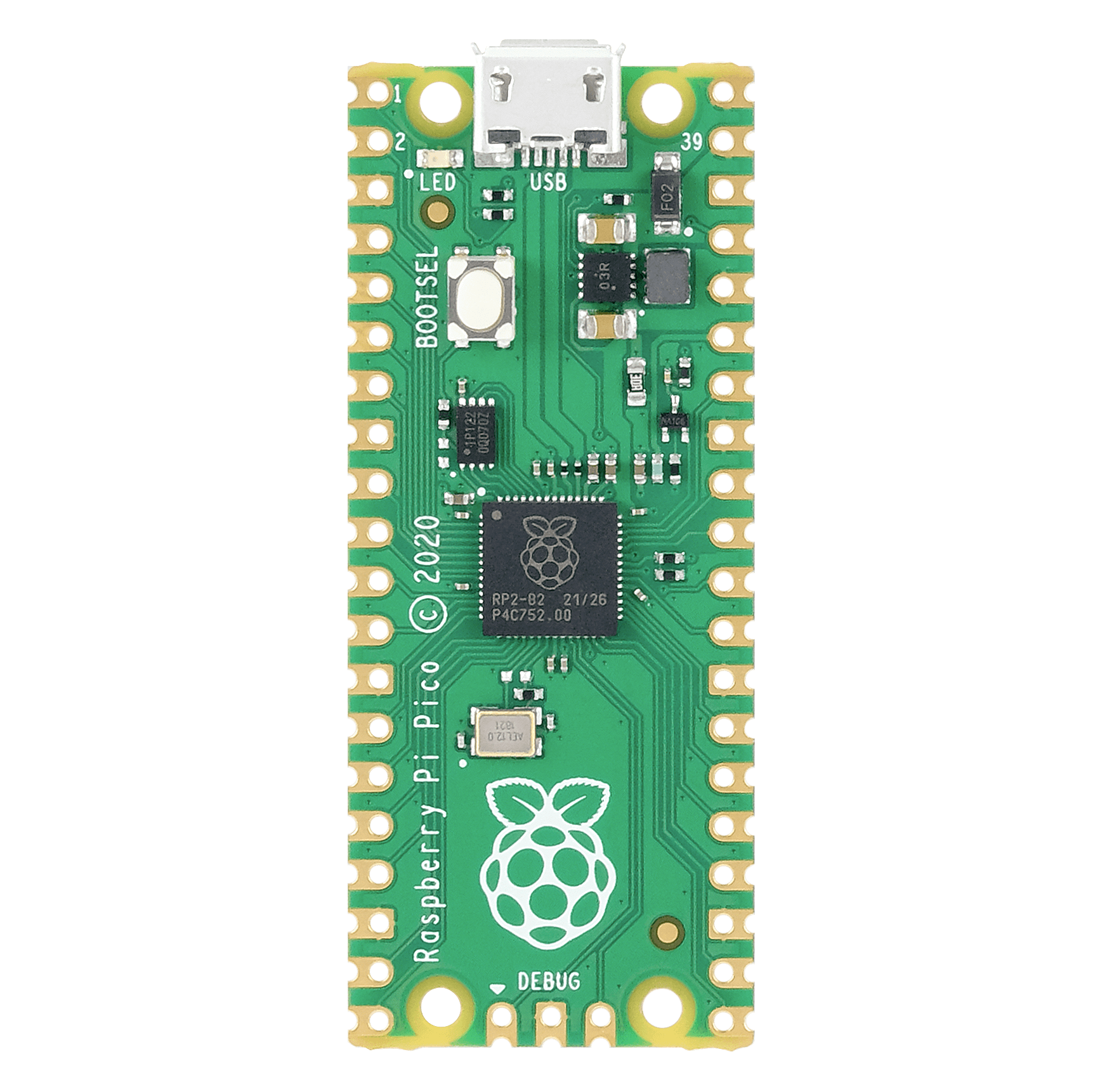 Raspberry Pi Pico RP2040 Mikrocontroller-Board - AZ-Delivery