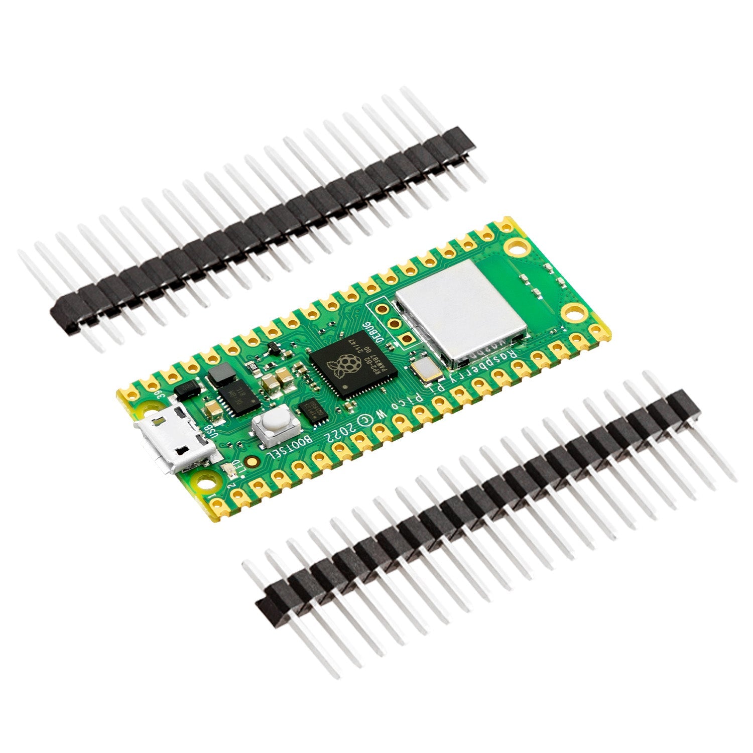 Rpi Microcontroller Wi Fi Raspberry Pi Pico W MCU Board with WiFi Interface at AZ-Delivery