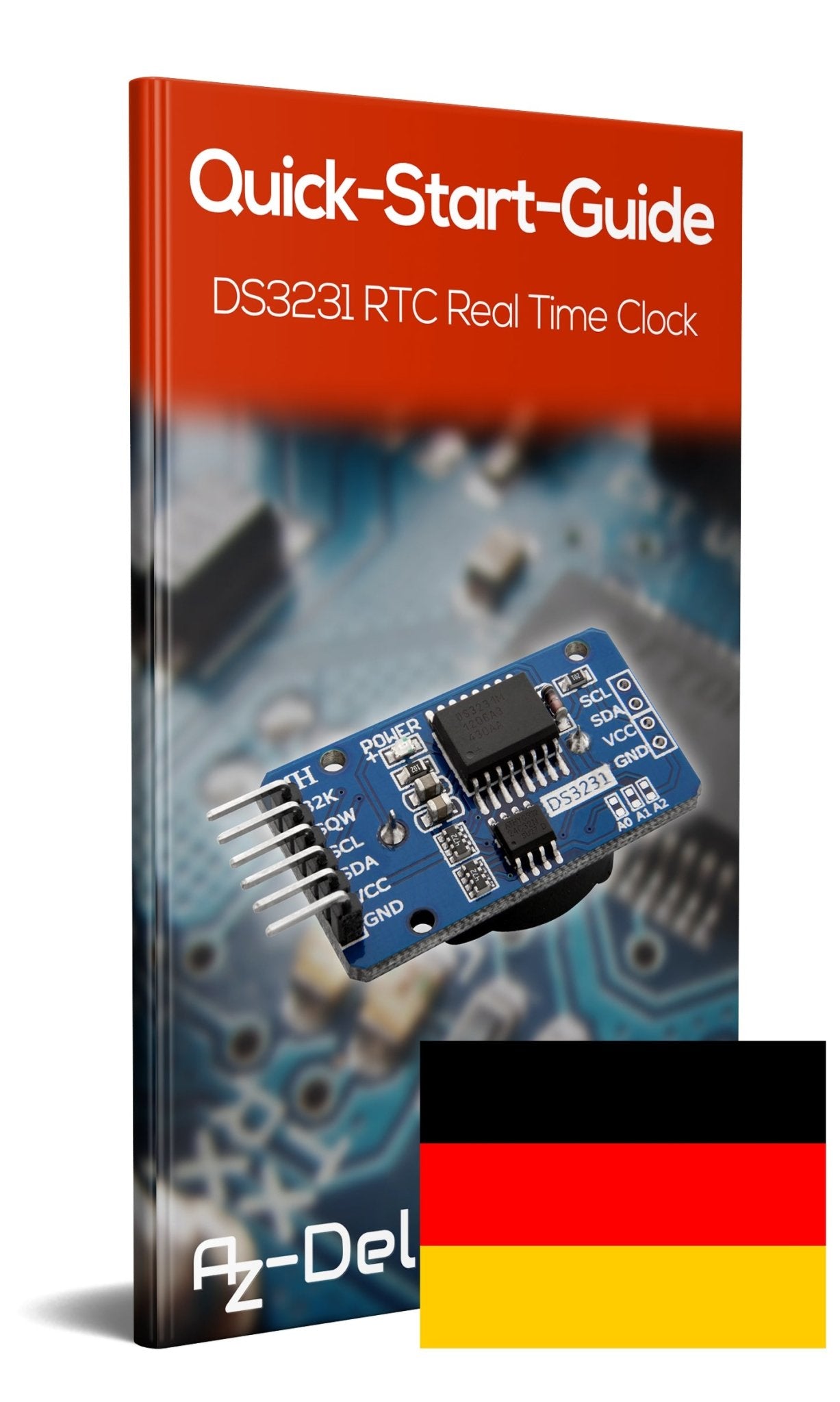 Real Time Clock RTC DS3231 I2C Echtzeituhr - AZ-Delivery