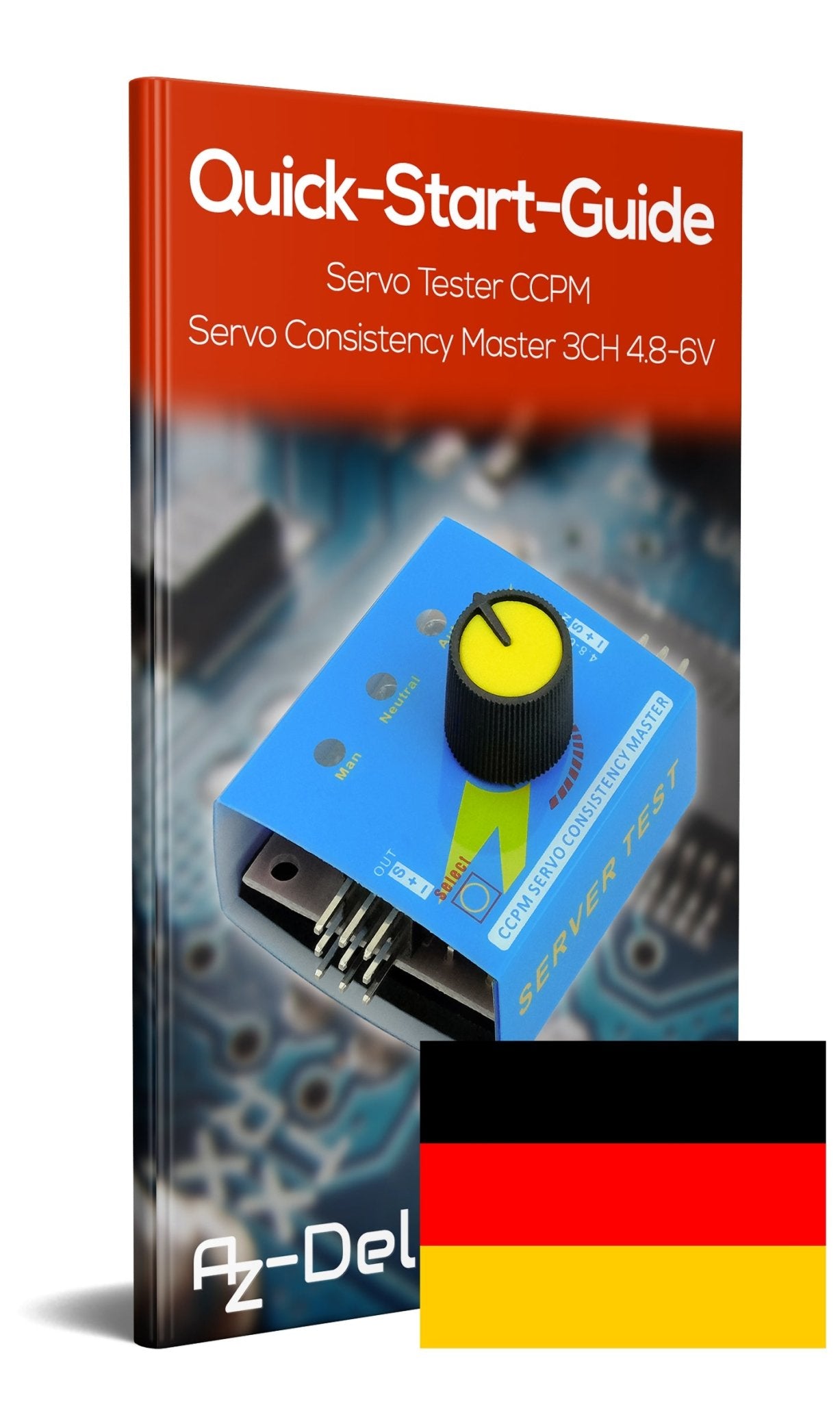 Servo Tester CCPM Servo Consistency Master 3CH 4.8-6V - AZ-Delivery