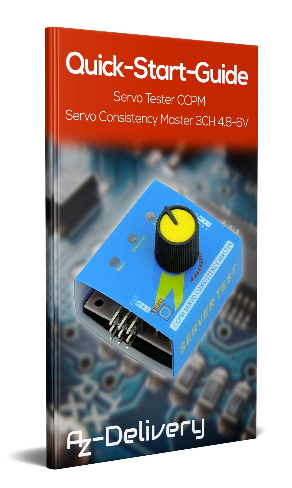 Servo Tester CCPM Servo Consistency Master 3CH 4.8-6V - AZ-Delivery