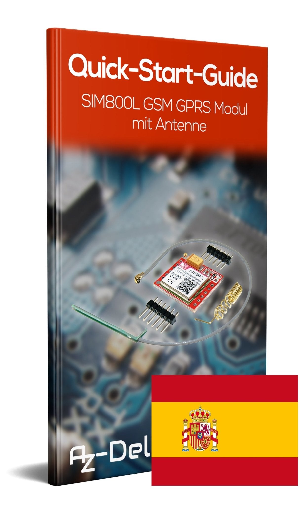 SIM800L GSM GPRS Modul mit Antenne - AZ-Delivery