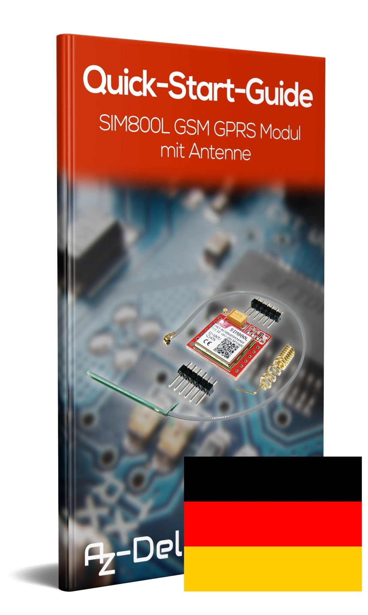 SIM800L GSM GPRS Modul mit Antenne - AZ-Delivery