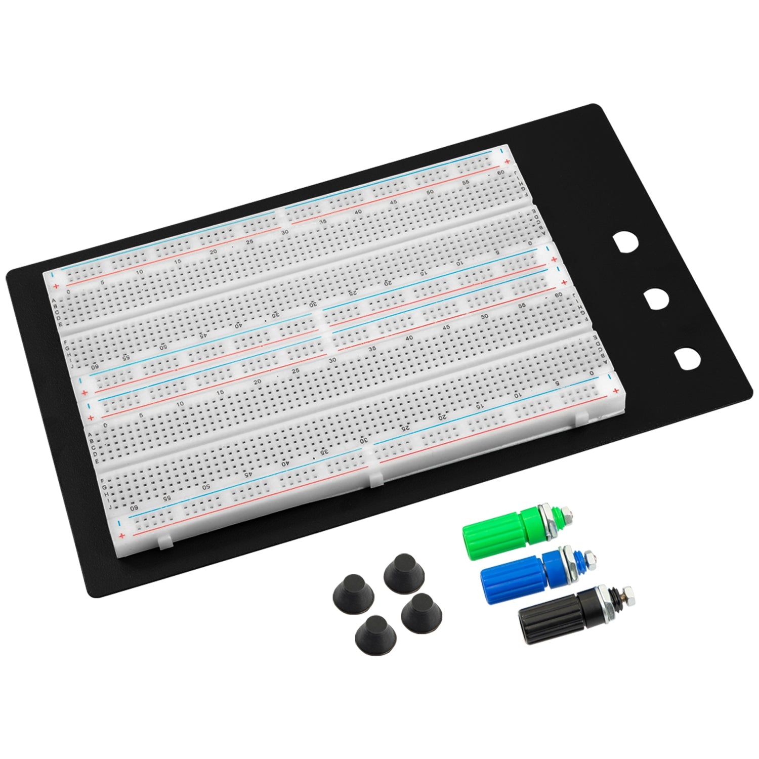 SYB-1660 Lötfreies Breadboard Protoboard | Breadboard-Kit | Tie-Point 1660 ZY-204 | 4 Strombahnen - AZ-Delivery