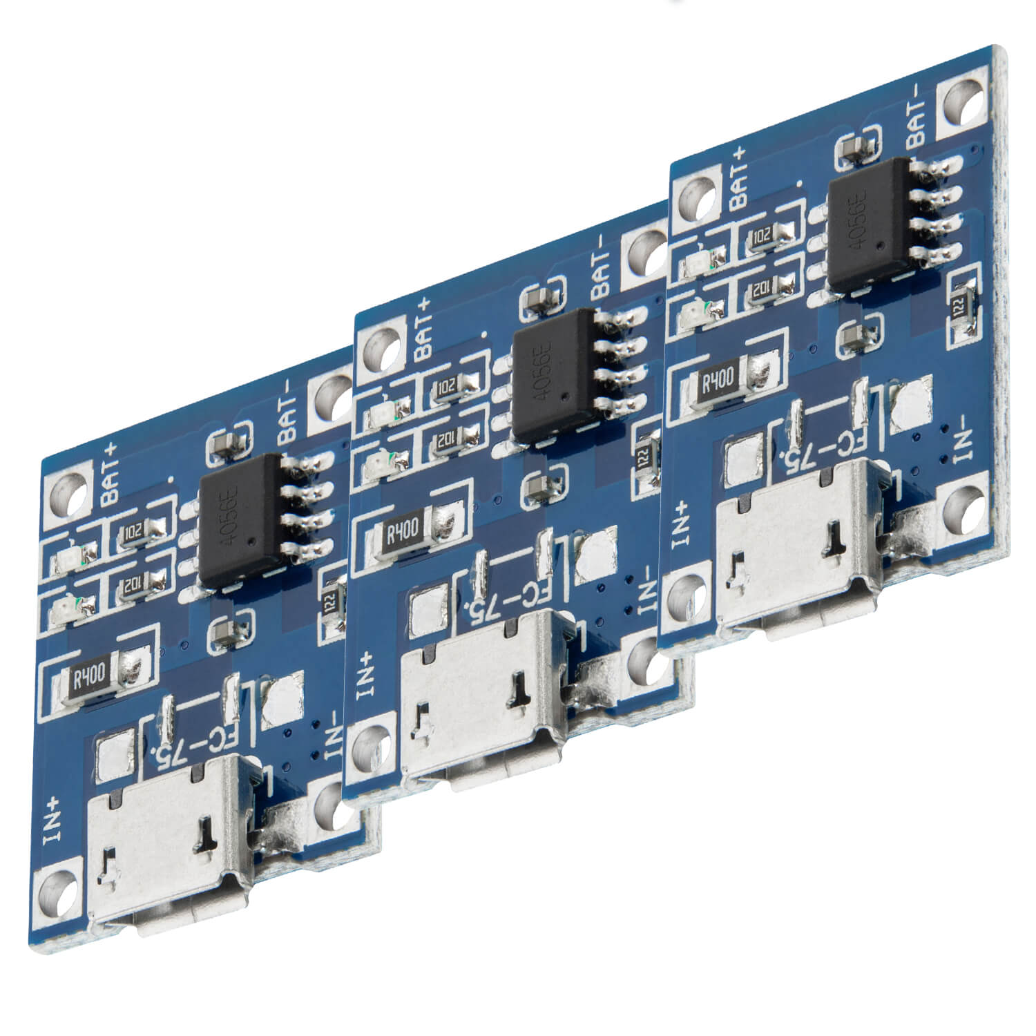 TP4056 Micro USB 5V 1A Laderegler Lithium Li - Ion Batterie Charger Modul - AZ-Delivery